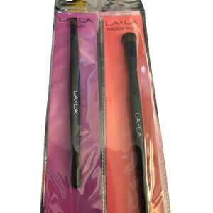 Lala Makeup Brush Set - Shadow Brush, Lip Brush, NWT